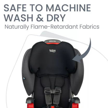 Britax Grow with You Harness SafeWash Booster Car Seat - Mod Black