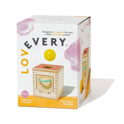 Loveevery Hide & Find Drop Box Baby Toy