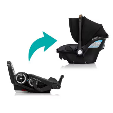 Evenflo Shyft DualRide Travel System with Carryall Storage