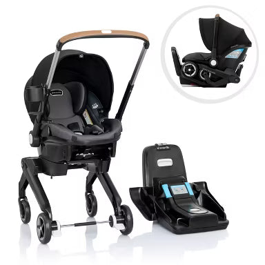 Evenflo Shyft DualRide Travel System with Carryall Storage